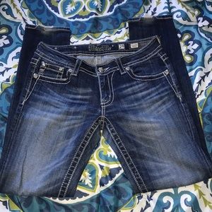 Miss Me skinny blue jeans